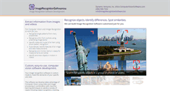 Desktop Screenshot of imagerecognitionsoftware.biz